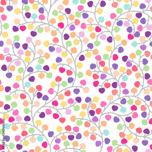 seamless pattern with a colorful ornament