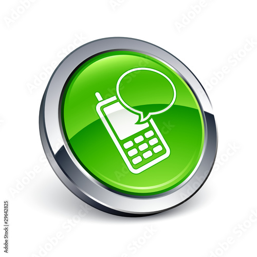icône bouton internet téléphone