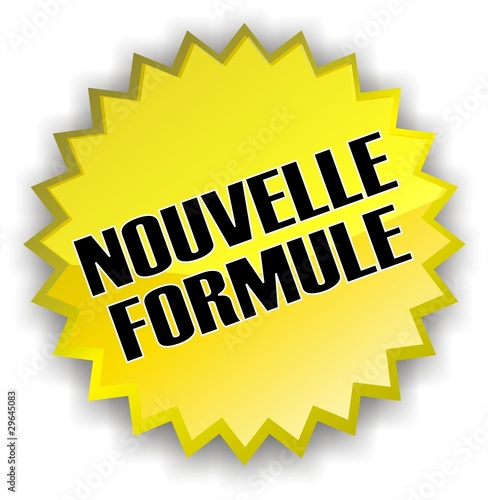étiquette nouvelle formule