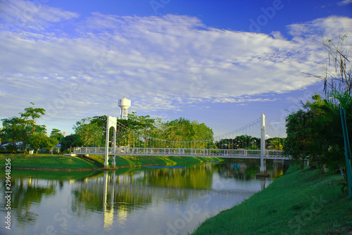 Bride over River in Kranuan Khonkaen Thailand