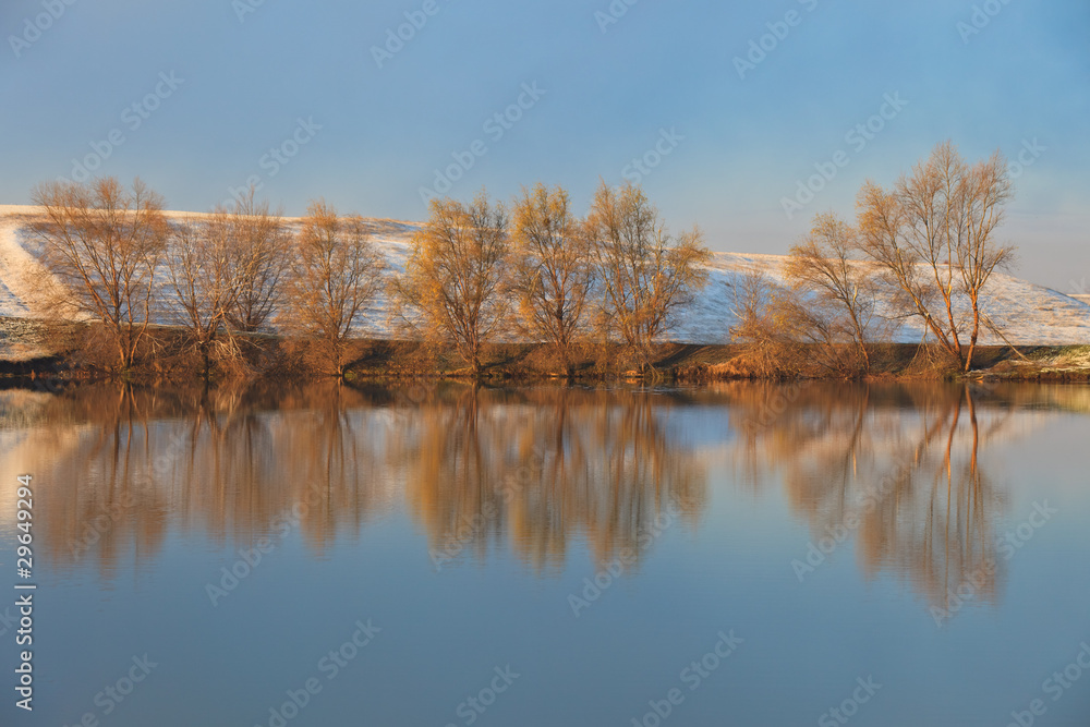 reflections on lake