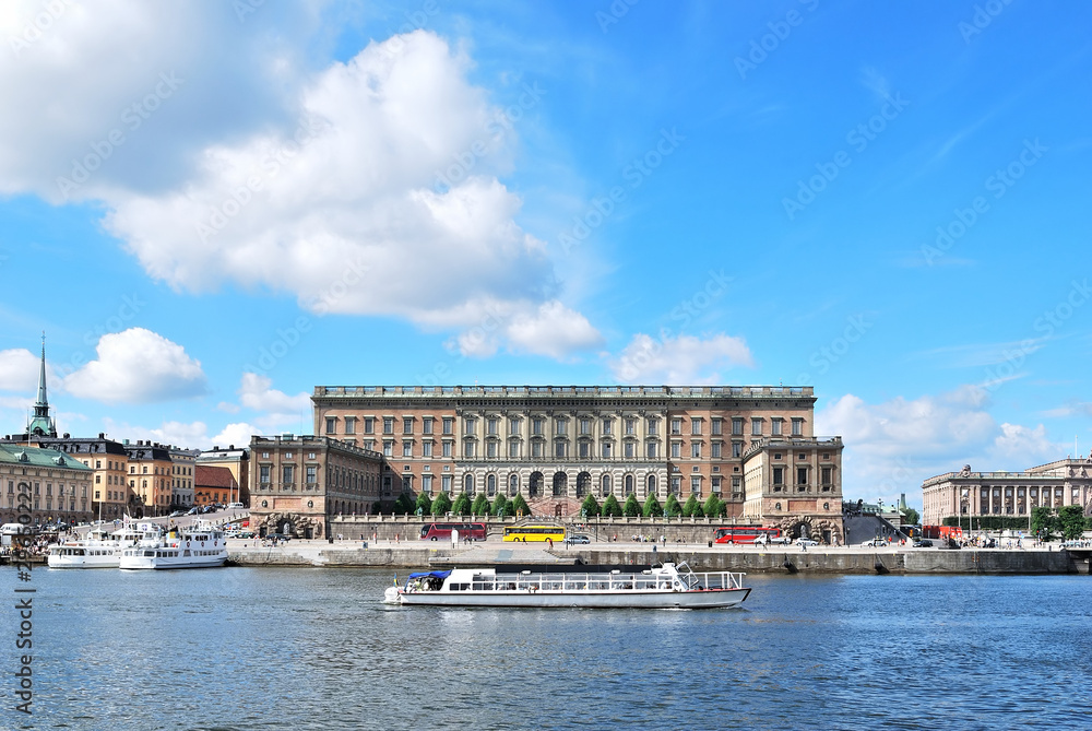 Fototapeta premium Beautiful sunny summer Stockholm