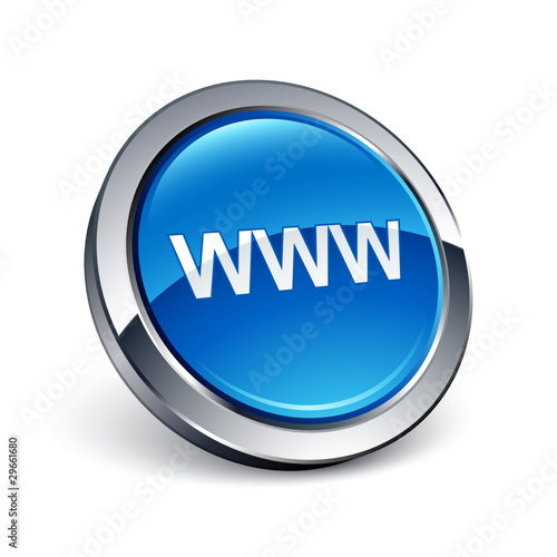 icône bouton internet www