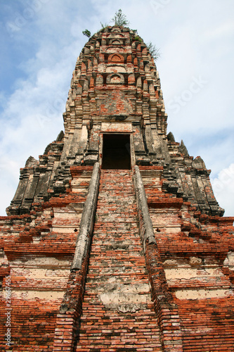 Pagoda in Ayutthaya  Thailand.