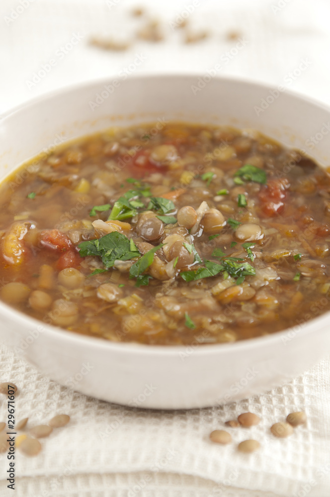 Traditional Bulgarian Lentil Soup Traditional Bulgarian Lentil Soup