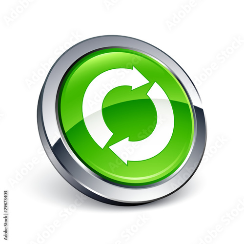 icône bouton internet recyclage
