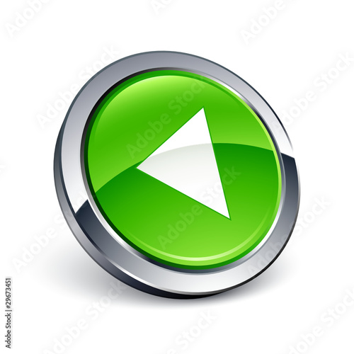 icône bouton internet flèche précédant retour