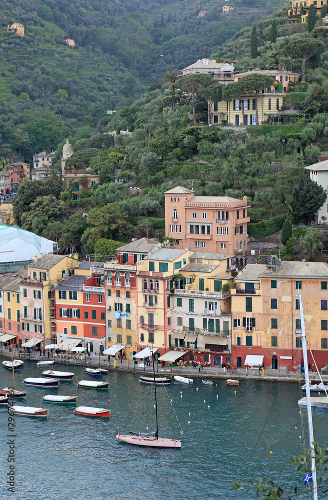 World famous village Portofino, Italy.
