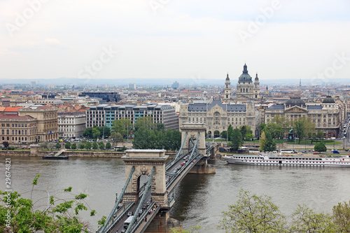 Cityscape of Budapest, capital of Hungary.