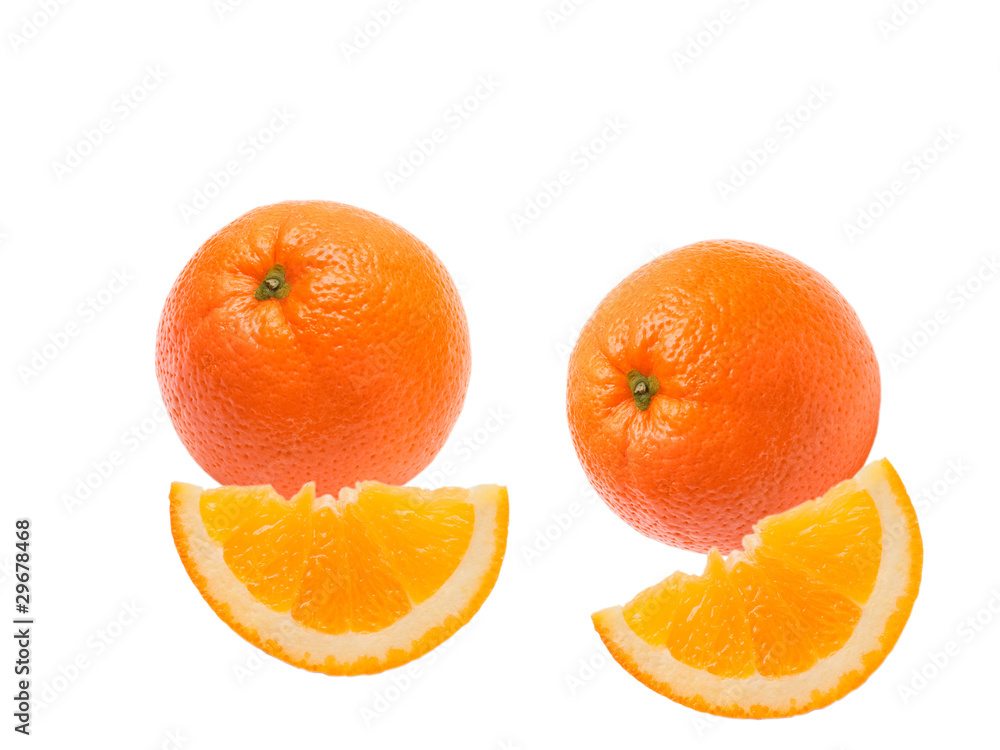 orange isolated on white background orange isolated on white background