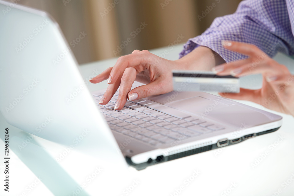 Fototapeta premium Online payment