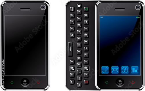 Mobile Phone with qwerty keyboard