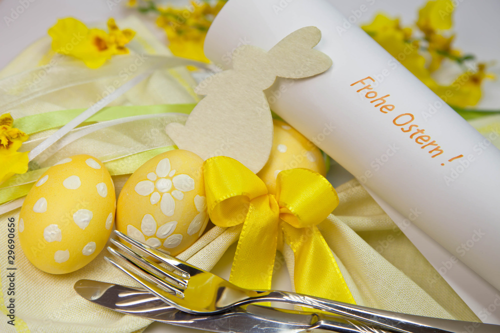 Fototapeta premium Osterfrühstück