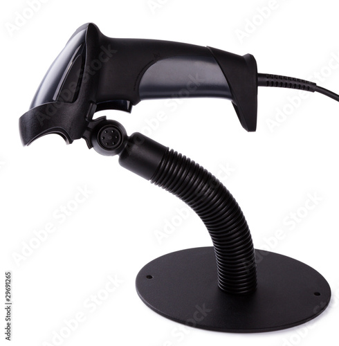Bar code reader (scanner) isolated on white background