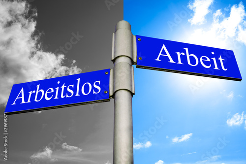 Arbeit oder arbeitslos ? photo