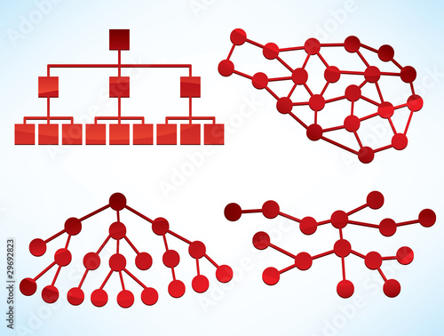 different shiny business network diagrams