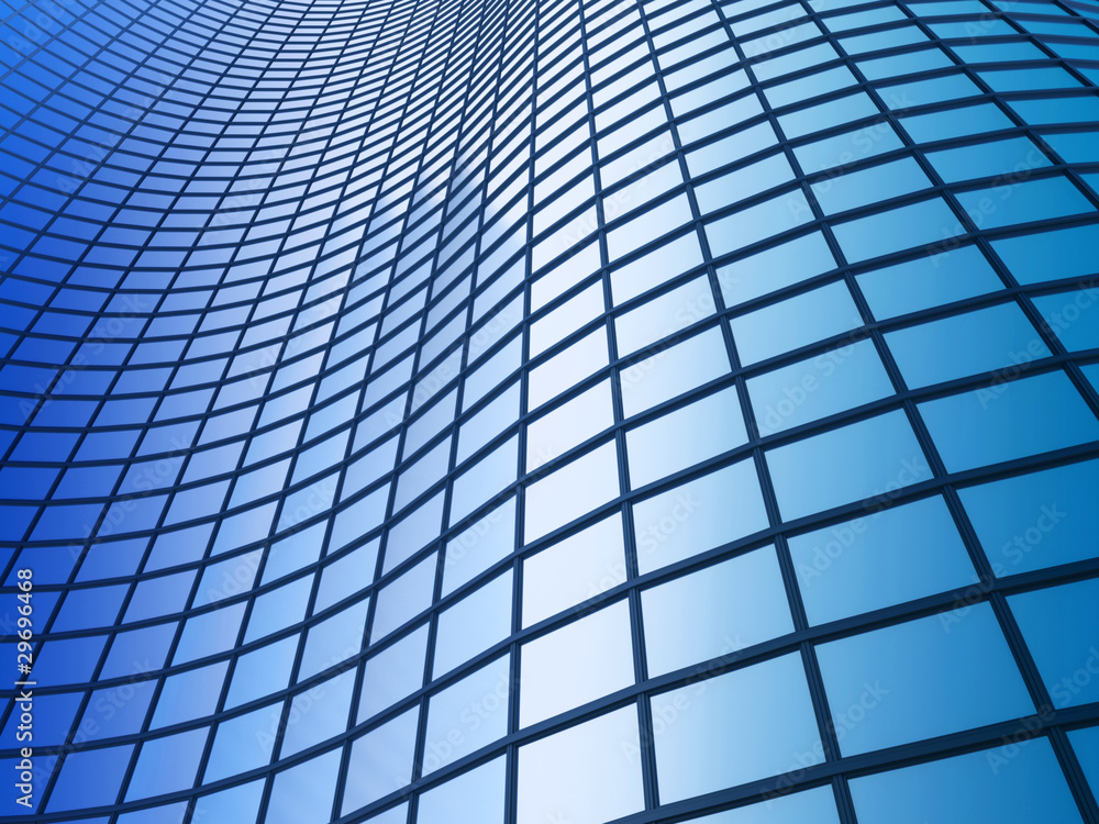 Office building on a background of the blue sky Office building on a background of the blue sky