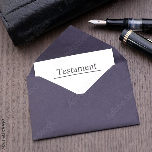 Bilde på lerret Testament