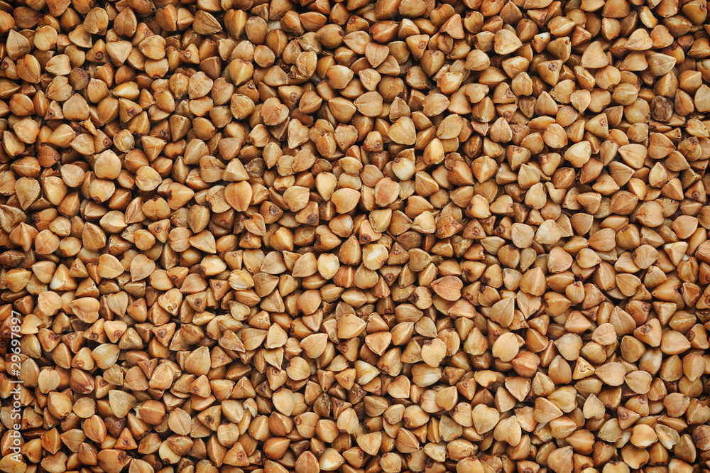 Buckwheat, horizontal natural background Buckwheat, horizontal natural background