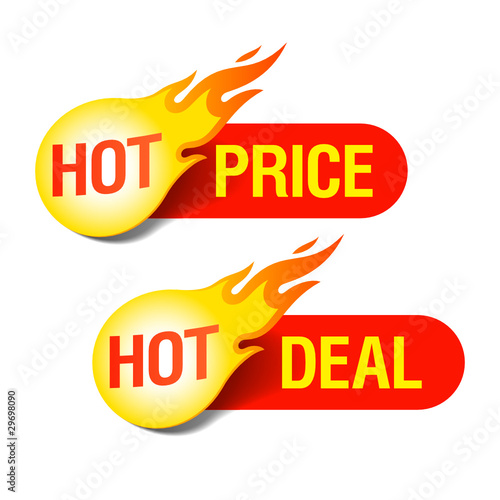 Hot Price and Hot Deal tags