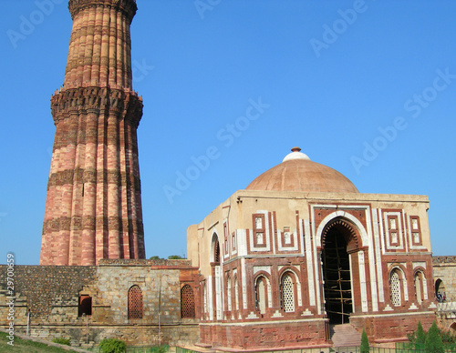 Qutb Minar monument in New Delhi, India