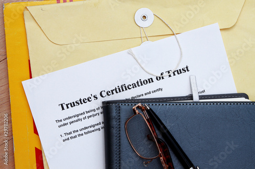 Trust certificate photo