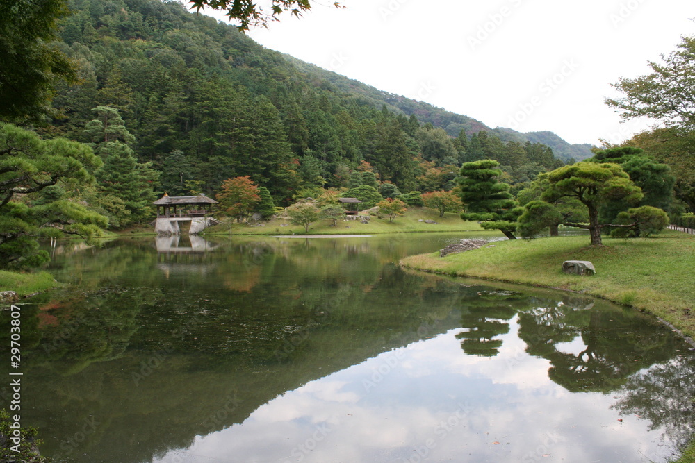 修学院離宮の浴龍池