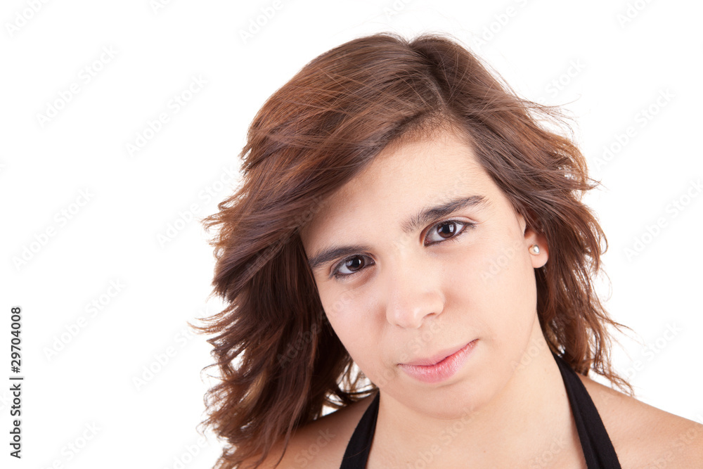 Fototapeta premium Young and beautiful woman portrait
