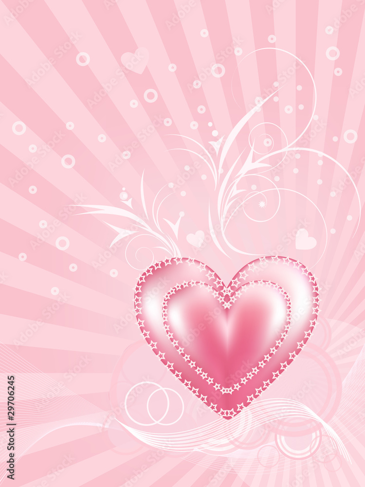 romantic vector background