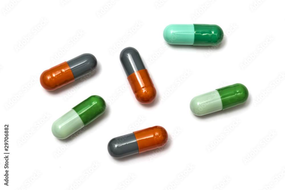 colorful capsules