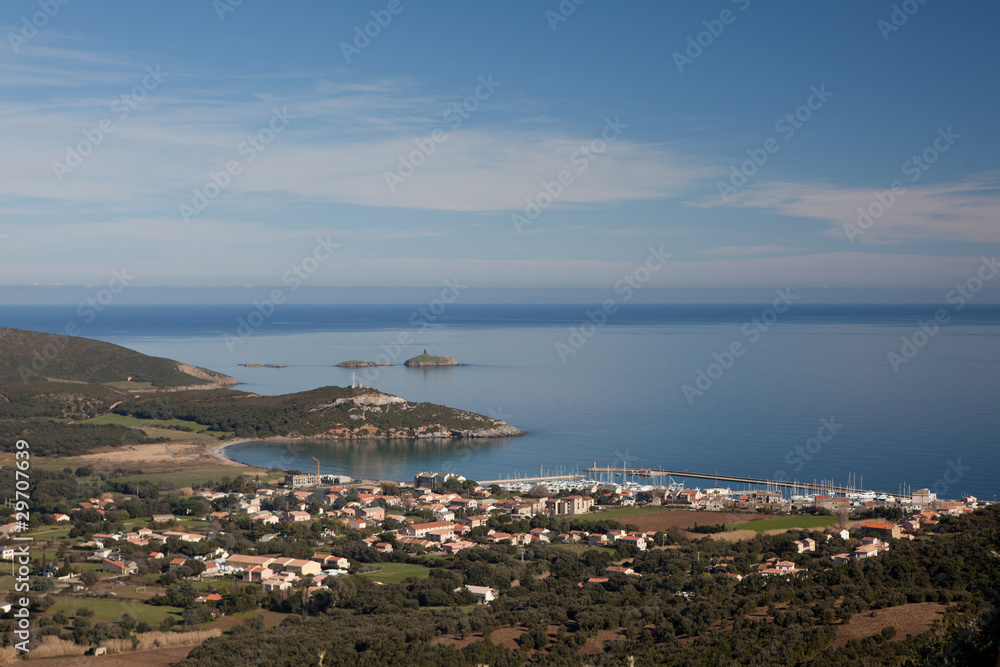 Village de Macinaggio dans le Cap Corse