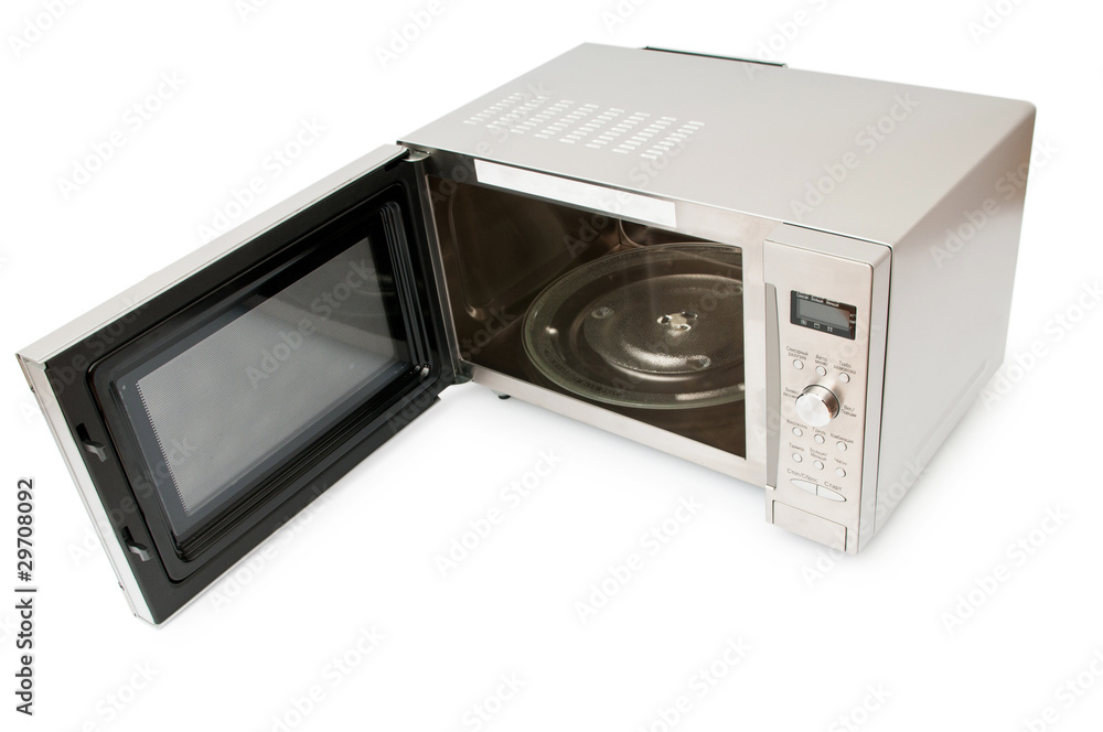 Obraz premium Microwave oven on the table