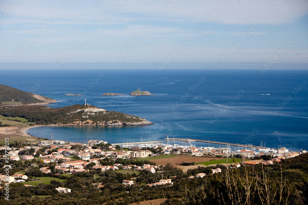 Village de Macinaggio dans le Cap Corse