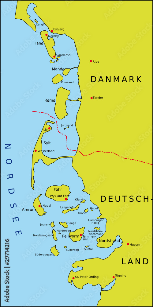 Nordfriesische Inseln Inselnnull