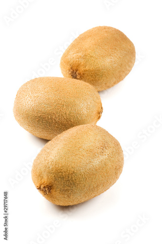 Fresh kiwi isolated on white background