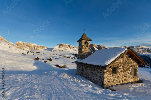 Bergkapelle in den Dolomiten