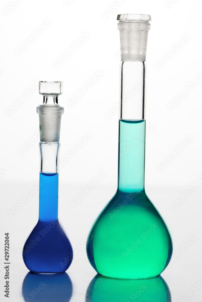 Laboratory equipment isolated on white background Laboratory equipment isolated on white background