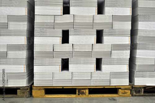 a pallet of books