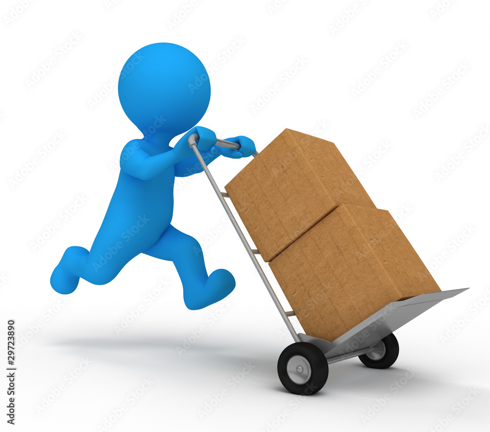 Service man delivery Service man delivery