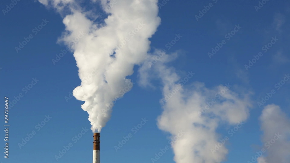 Pipe with smoke. Fast motion effect. Pipe with smoke. Fast motion effect.