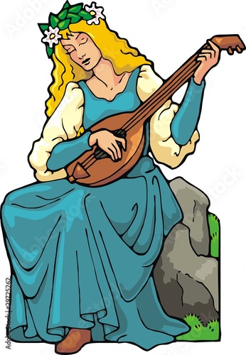 Lute player
