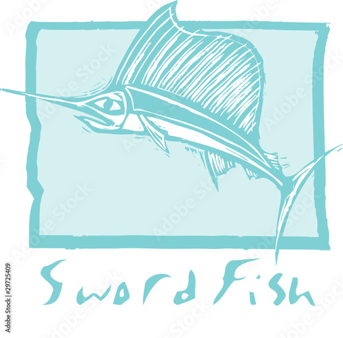 Swordfish in Blue