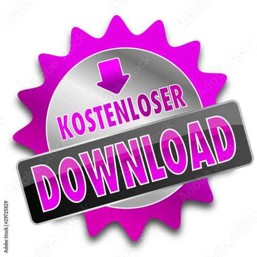 Button kostenloser Download pink