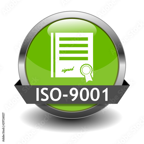ISO 9001 Button
