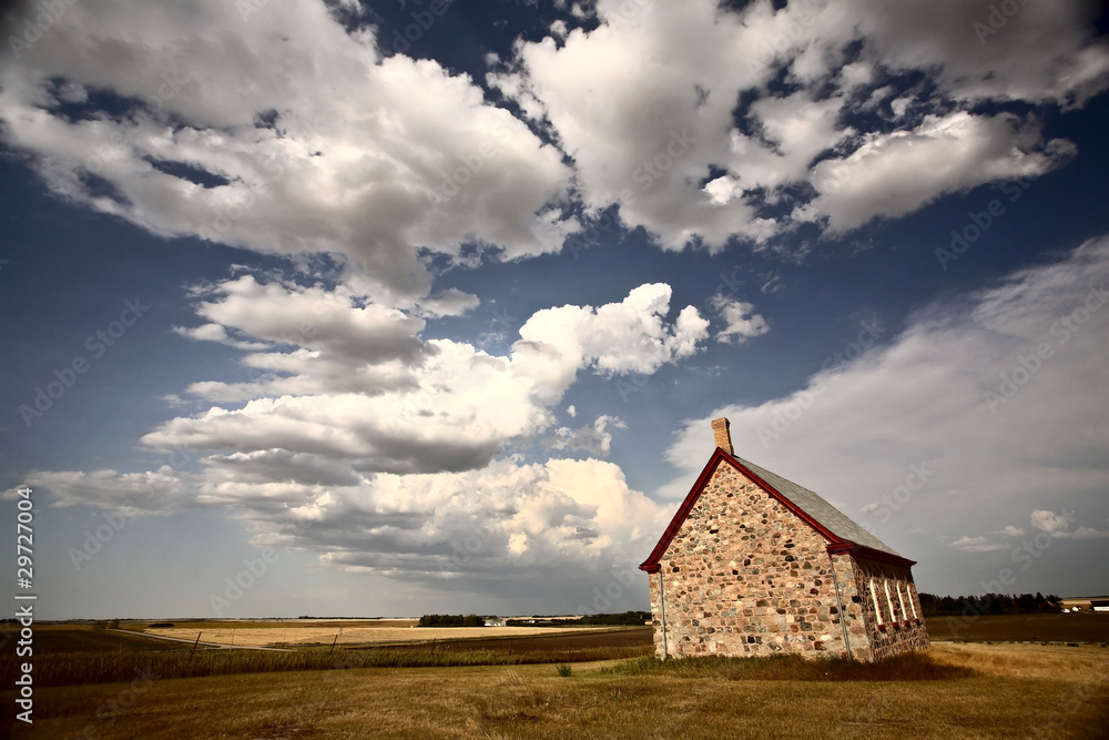 Stone Church near MacLean Saskatchewan Stone Church near MacLean Saskatchewan