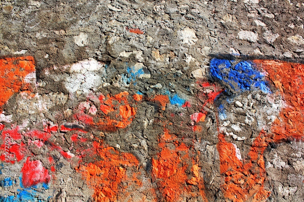 Alte Mauer mit Graffiti Wand Hintergrund Textur Alte Mauer mit Graffiti Wand Hintergrund Textur