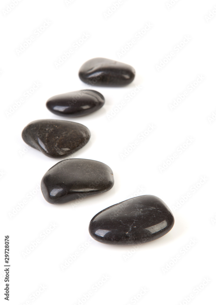 black stepping stones in a row over white background black stepping stones in a row over white background