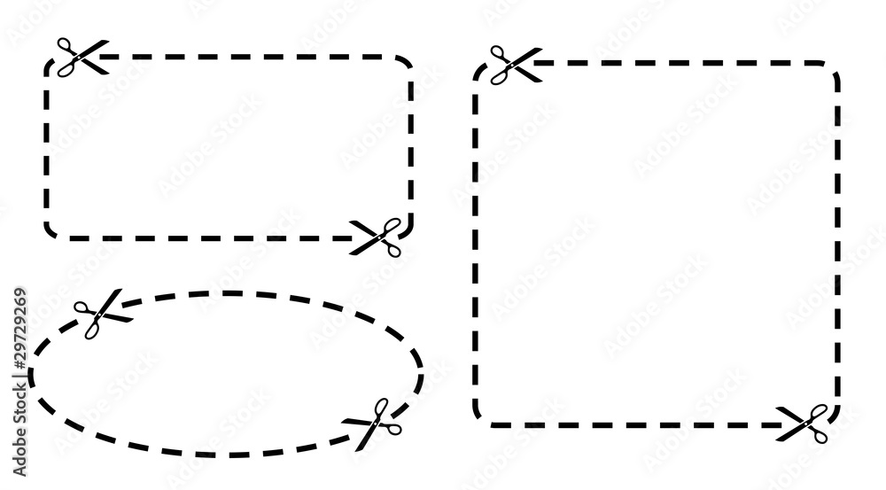 Obraz premium Coupons set