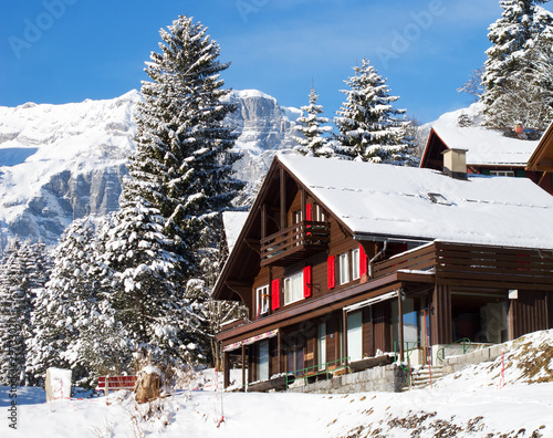 Winter in alps