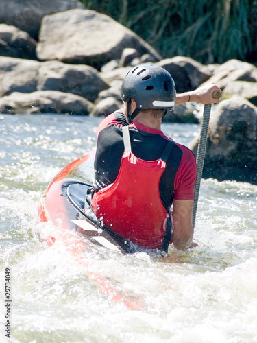 Fototapeta Naklejka Na Ścianę i Meble -  kayaker